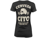 Cerveza Cito Women's V-Neck Tee