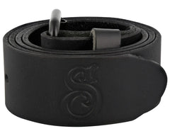 OG Script Leather Belt - Black