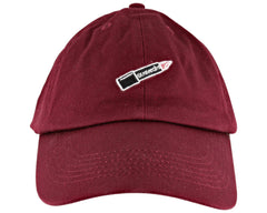 Lipstick Dad Hat - Burgundy