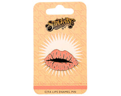 Cita Lips Enamel Pin