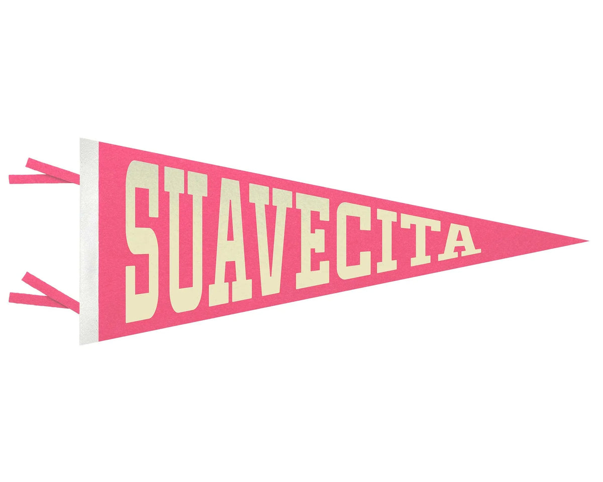 Suavecita Block Felt Pennant
