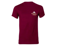 Shaky Dog Tee - Burgundy