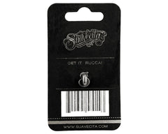 Round Suavecita OG Logo Enamel Pin - Silver