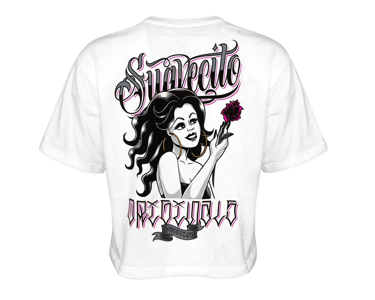 Rose Ruca Cropped Tee