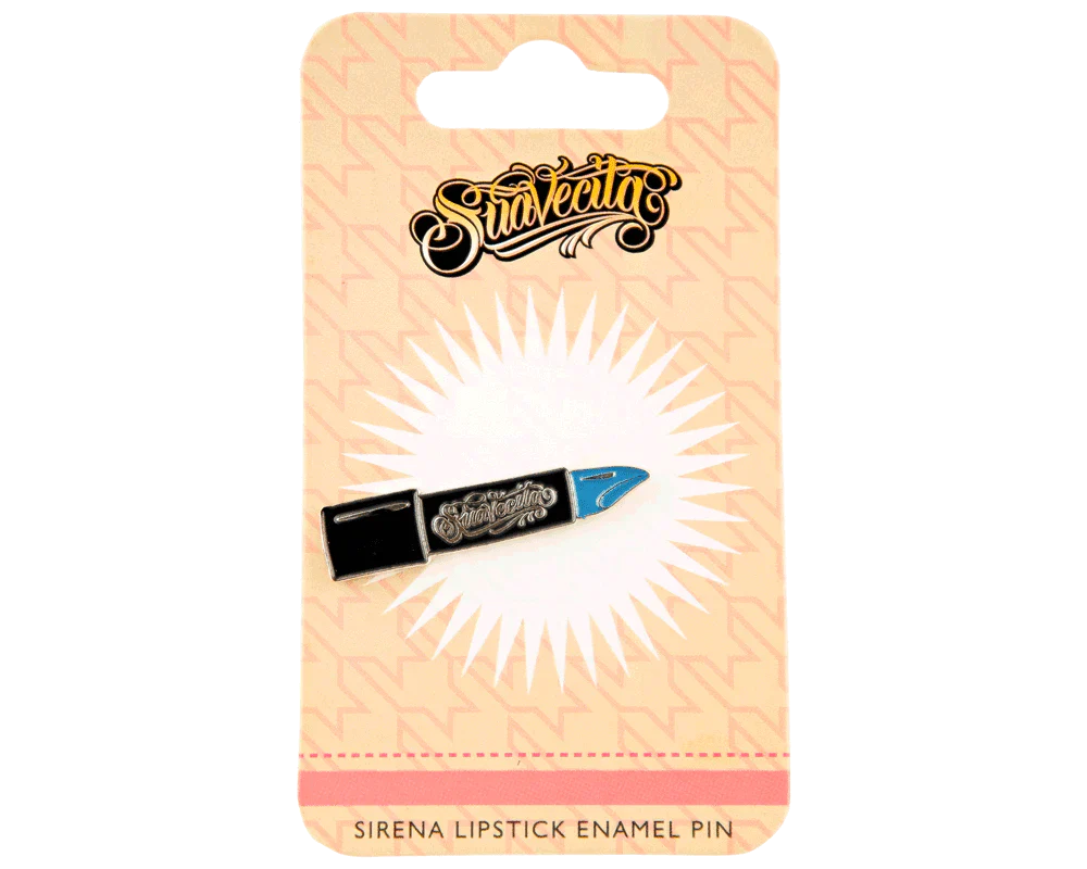 Sirena Lipstick Enamel Pin